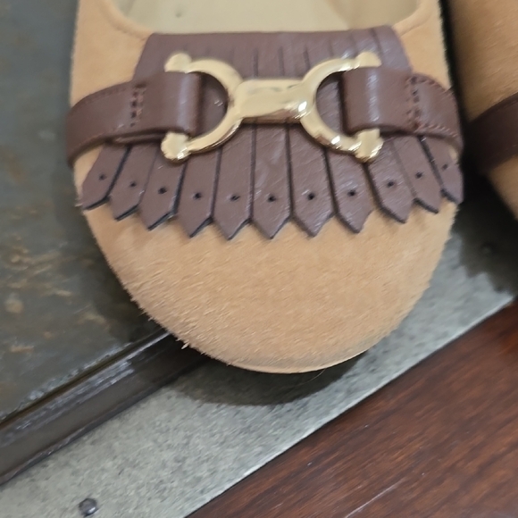 Janie and Jack Tan and Brown Flats - Picture 10 of 11